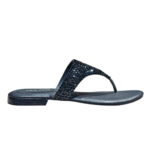 Midnight Sparkle Embellished Toe-Post Sandal - Image 2