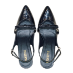 Patent Slingback Bow Pumps